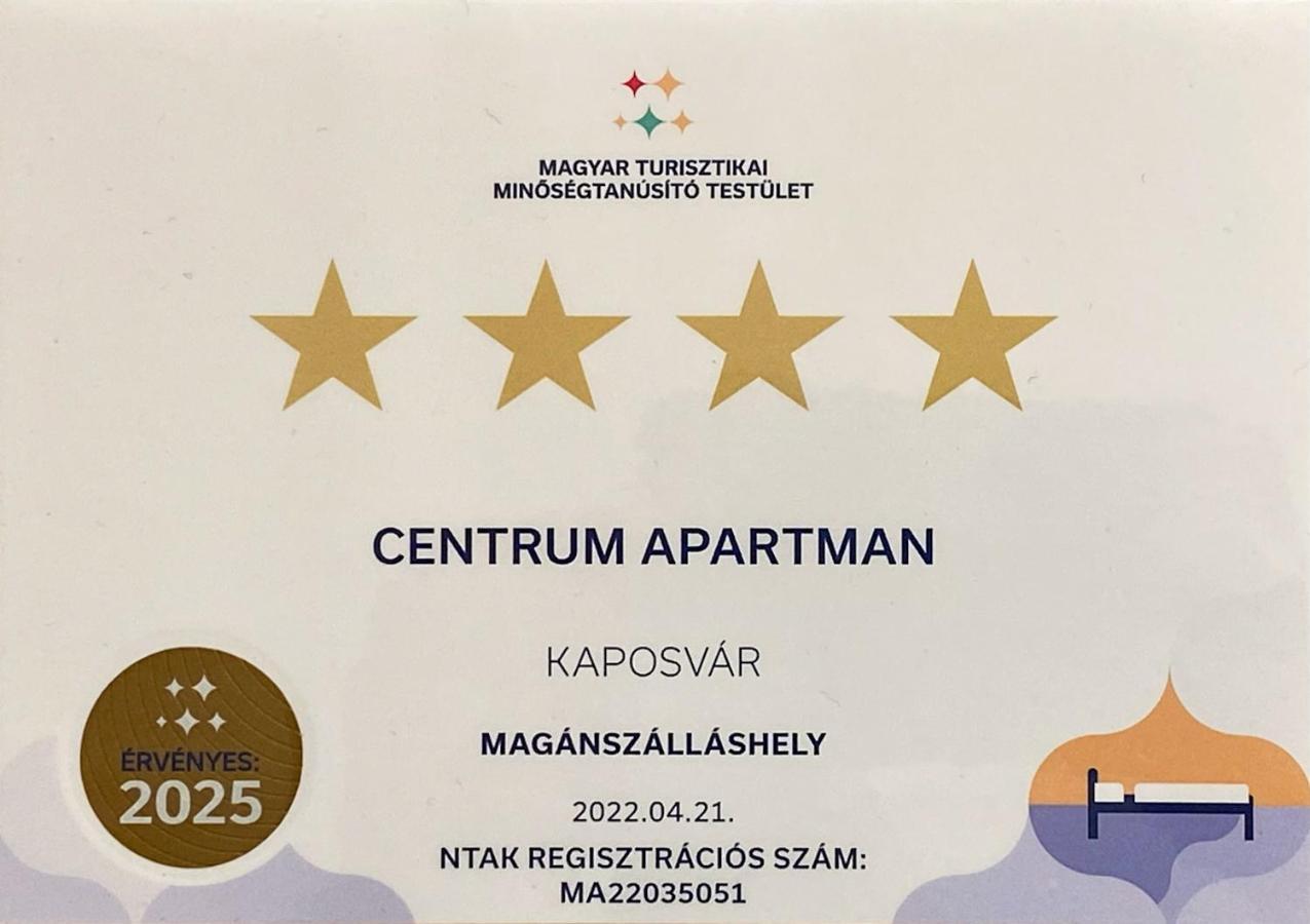 Kaposvár Centrum Apartman מראה חיצוני תמונה